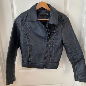 Member’s Only x Urban Outfitters Women's Navy Blue Bomber Jacket Size Small